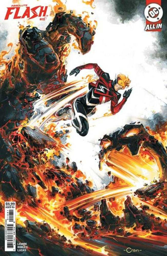 Absolute Flash #10 Cover C Clayton Crain Card Stock Variant (NM)