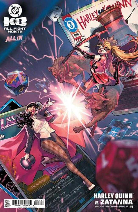 DC K.O. Harley Quinn vs Zatanna #1 (One Shot) Cover C Jamal Campbell Card Stock Variant (NM)