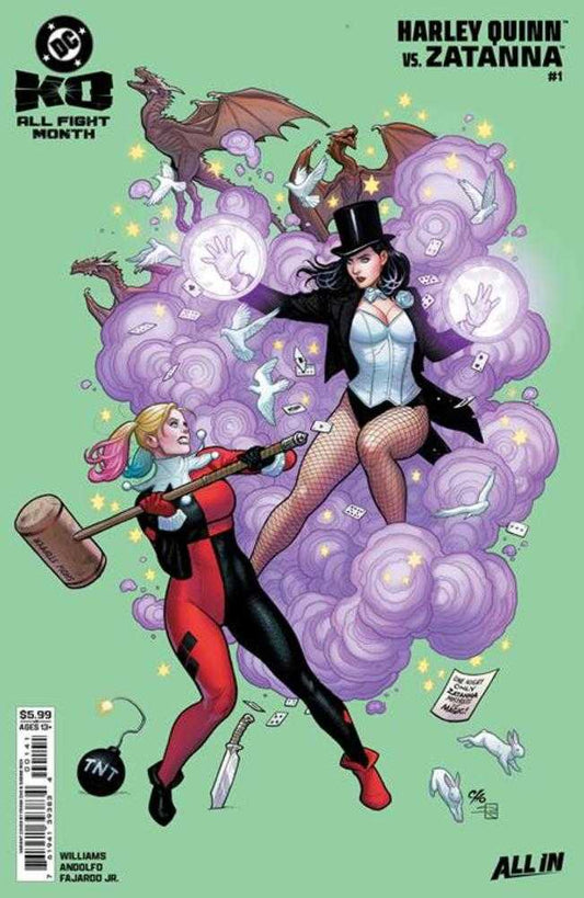 DC K.O. Harley Quinn vs Zatanna #1 (One Shot) Cover B Frank Cho Card Stock Variant (NM)