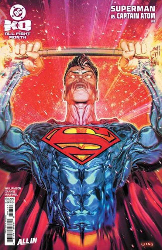 DC K.O. Superman vs Captain Atom #1 (One Shot) Cover B John Giang Card Stock Variant (NM)