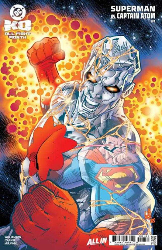 DC K.O. Superman vs Captain Atom #1 (One Shot) Cover E Sean Izaakse Card Stock Variant (NM)