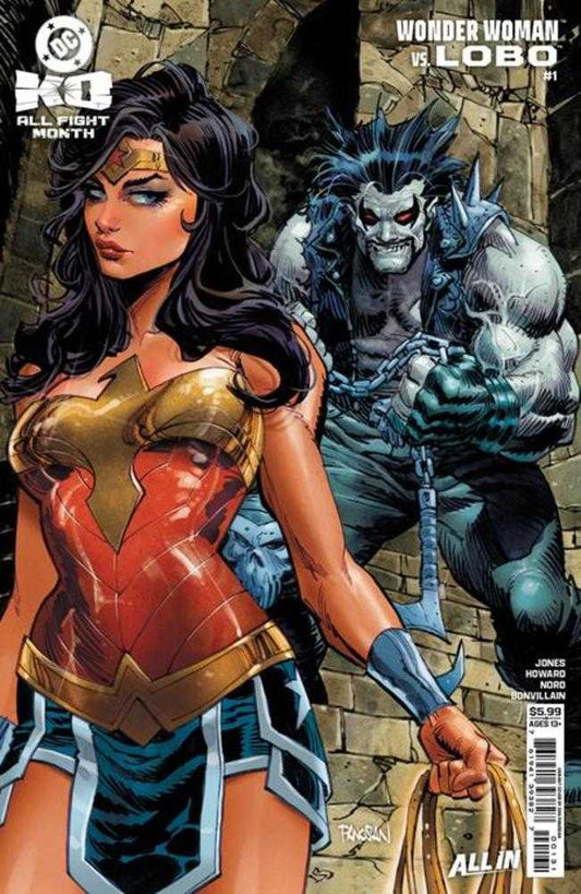 DC K.O. Wonder Woman vs Lobo #1 (One Shot) Cover B Dan Panosian Card Stock Variant (NM)