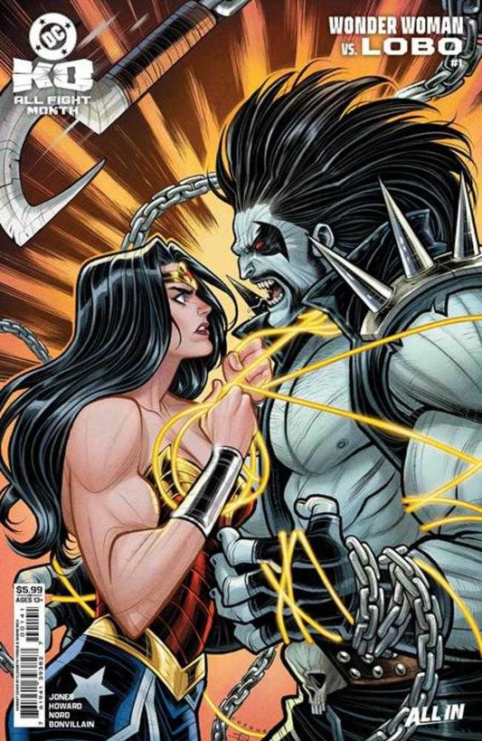 DC K.O. Wonder Woman vs Lobo #1 (One Shot) Cover D Elizabeth Torque Card Stock Variant (NM)