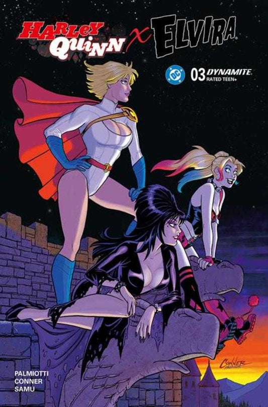 Harley Quinn X Elvira #3 Cover G 1:10 Amanda Conner Night Original Variant (NM)