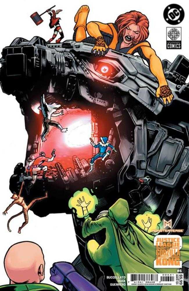 Justice League vs Godzilla vs Kong 2 #6 (Of 7) Cover D Kevin Maguire Card Stock Variant (NM)
