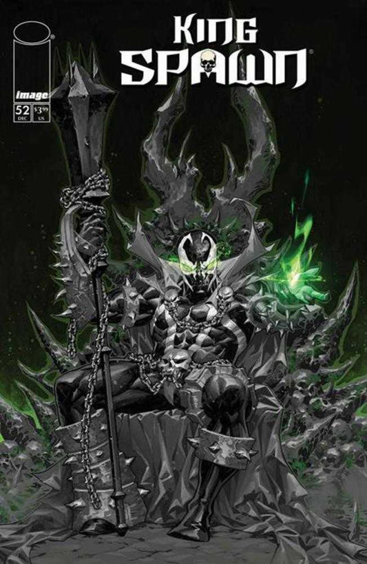King Spawn #52 Cover B Kael Ngu Black & White Variant (NM)