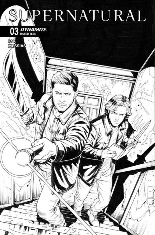 Supernatural #3 Cover F 1:10 Andrea Broccardo Line Art Variant (NM)