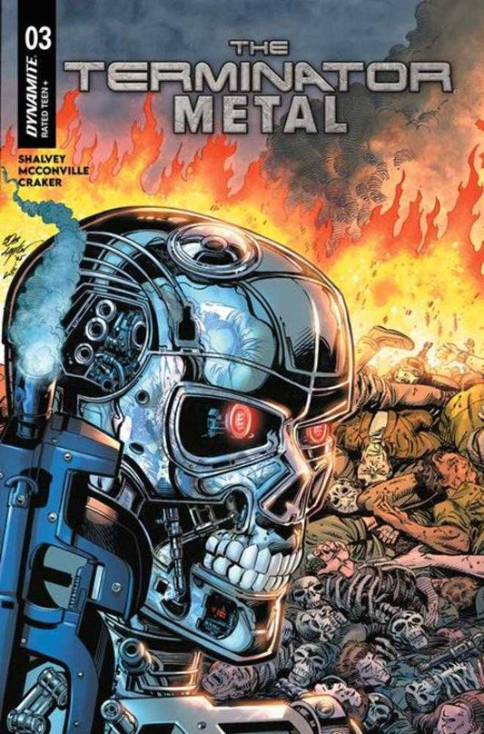 Terminator Metal #3 Cover B Bob Layton Variant (NM)
