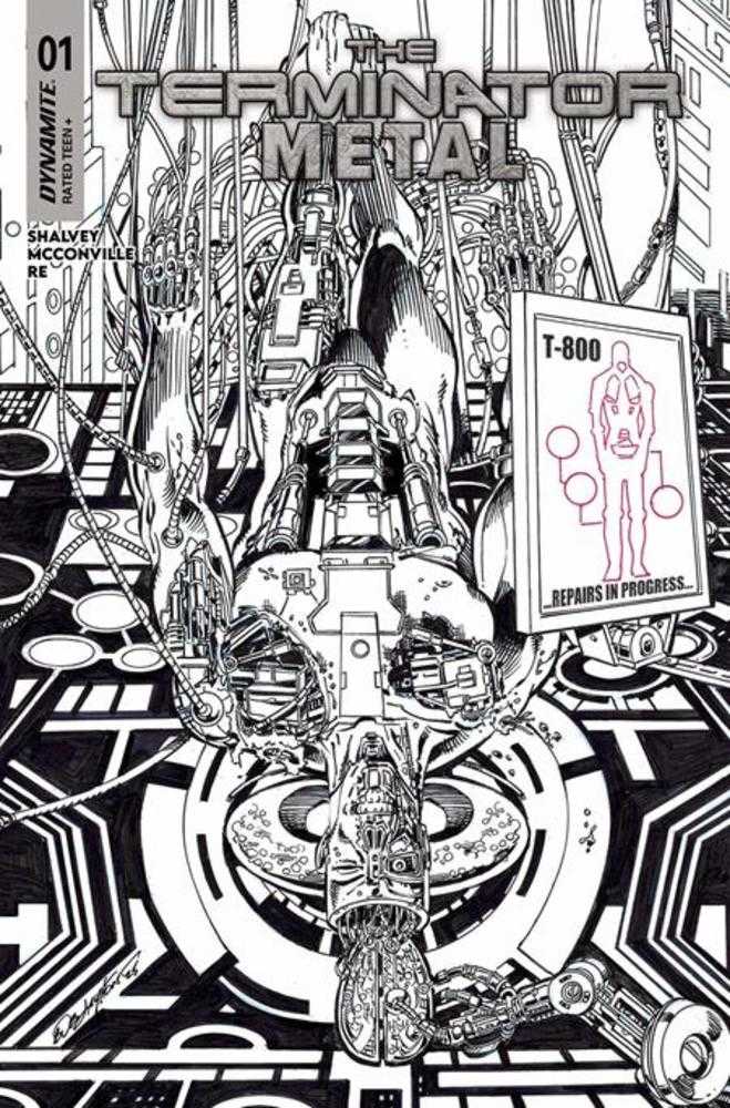 Terminator Metal #1 Cover M Inc 1:5 Bob Layton Line Art Foc Bonus Variant (NM)