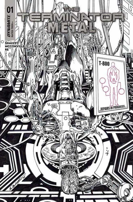 Terminator Metal #1 Cover M Inc 1:5 Bob Layton Line Art Foc Bonus Variant (NM)