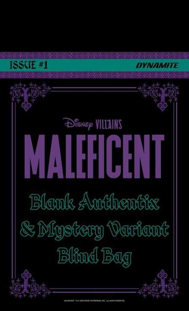 Disney Villains Maleficent #1 Cover K Blind Bag Variant Limited To 5000 Copies (NM)