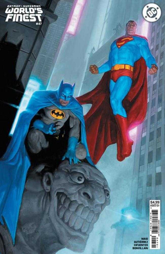 Batman Superman Worlds Finest #47 Cover B Em Gist Card Stock Variant (NM)