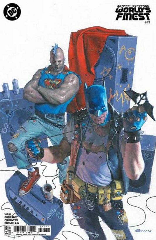 Batman Superman Worlds Finest #47 Cover E Fabrizio De Tommaso Punk Rock Card Stock Variant (NM)