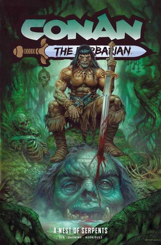 Conan The Barbarian TPB Volume 06 A Nest Of Serpents Direct Market Edition Greg Staples Cover (Mature) (NM) (NM)