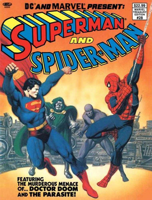 DC And Marvel Present Superman And Spider-Man (Marvel Treasury Edition #28) #1 Facsimile Edition Cover C John Romita Sr & Bob Larkin Foil Variant (NM)