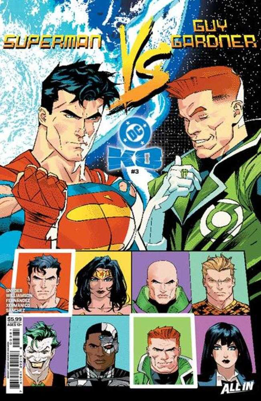 DC K.O. #3 (Of 5) Cover G Dan Mora Bracket Card Stock Variant (NM)