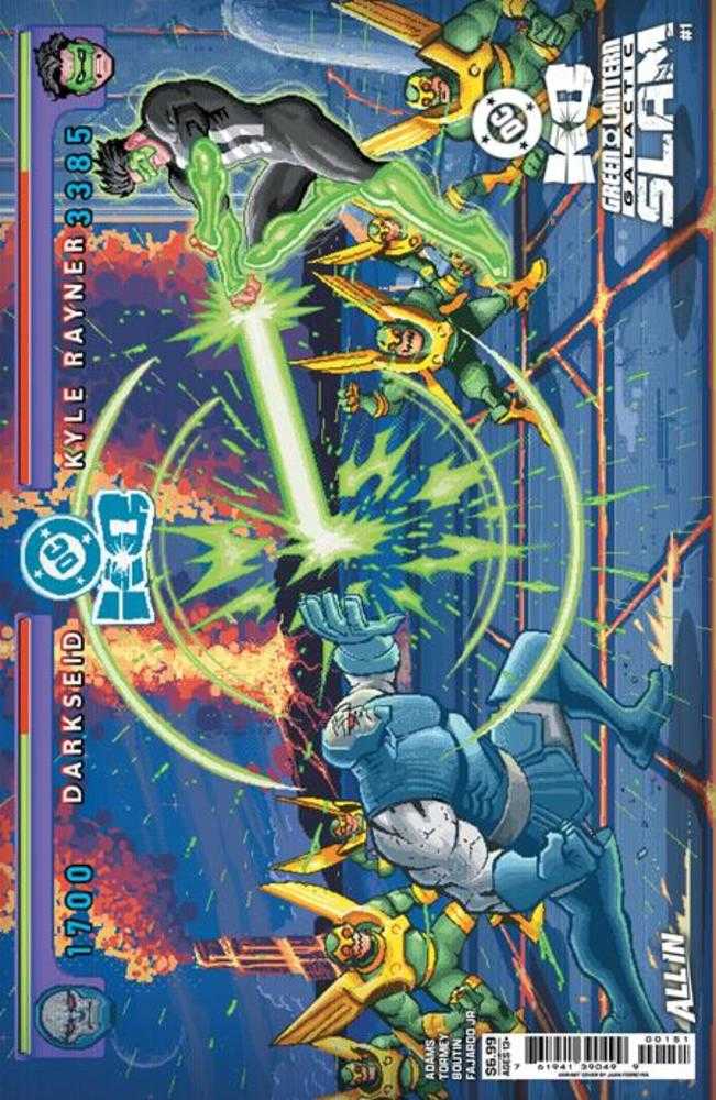 DC K.O. Green Lantern Galactic Slam #1 (One Shot) Cover E Juan Ferreyra Wraparound Card Stock Variant (NM)