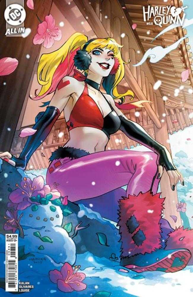 Harley Quinn #58 Cover E Haining Sweater Weather Card Stock Variant (NM)