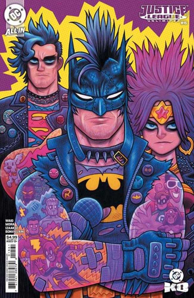 Justice League Unlimited #15 Cover G Dan Hipp Punk Rock Card Stock Variant (DC K.O.) (NM)