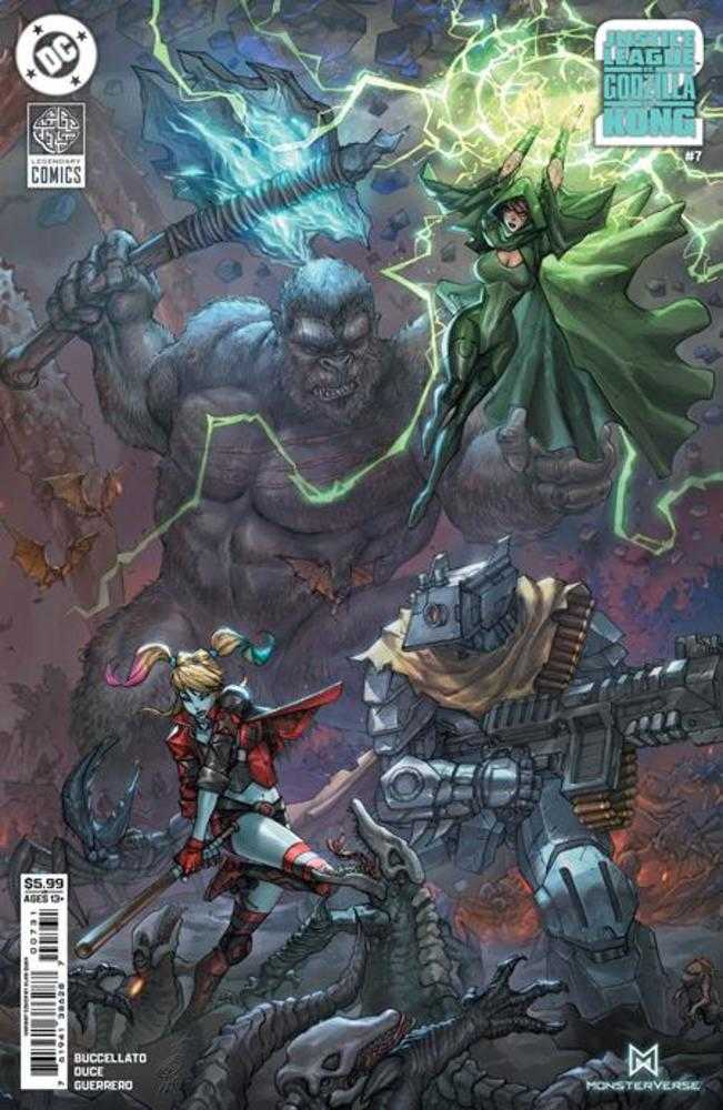 Justice League vs Godzilla vs Kong 2 #7 (Of 7) Cover C Alan Quah Card Stock Variant (NM)