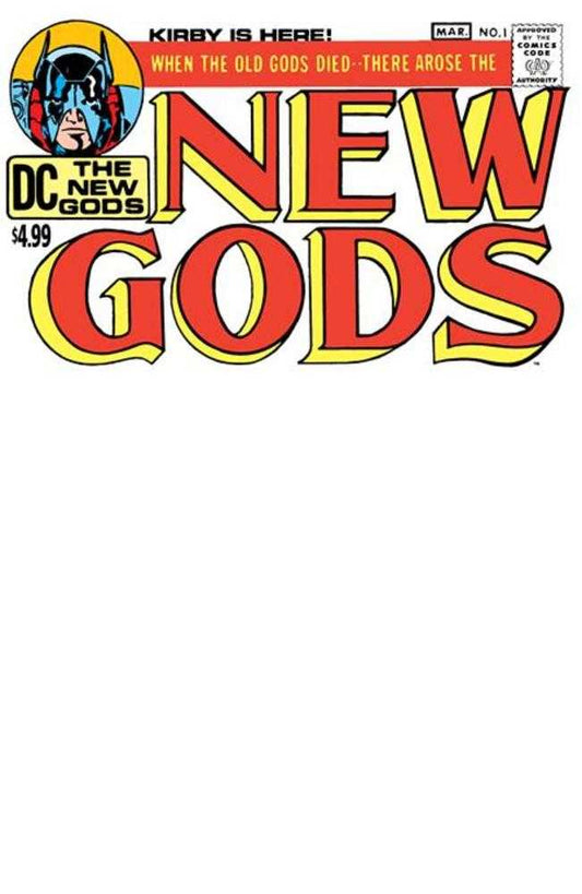 New Gods #1 Facsimile Edition Cover C Blank Card Stock Variant (NM)