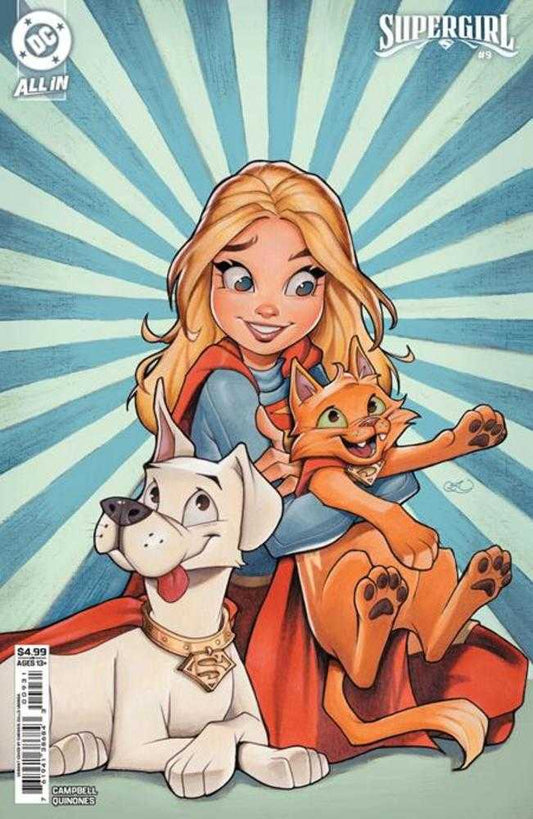 Supergirl #9 Cover B Chrissie Zullo Uminga Card Stock Variant (NM)