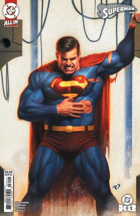 Superman #34 Cover D Ariel Olivetti Card Stock Variant (DC K.O.) (NM)