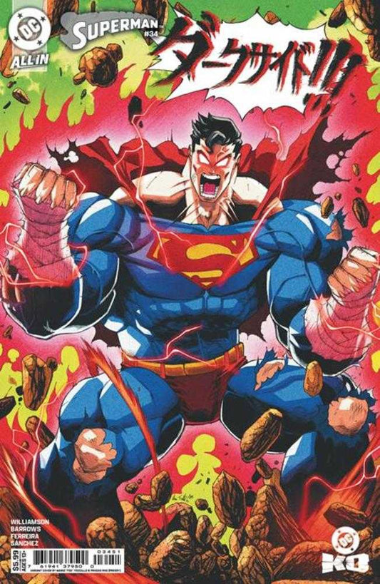 Superman #34 Cover E Mario Foccillo Card Stock Variant (DC K.O.) (NM)