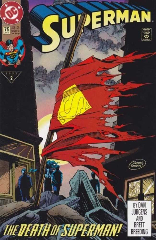 Superman #75 Facsimile Edition Cover B Dan Jurgens Foil Variant (NM)