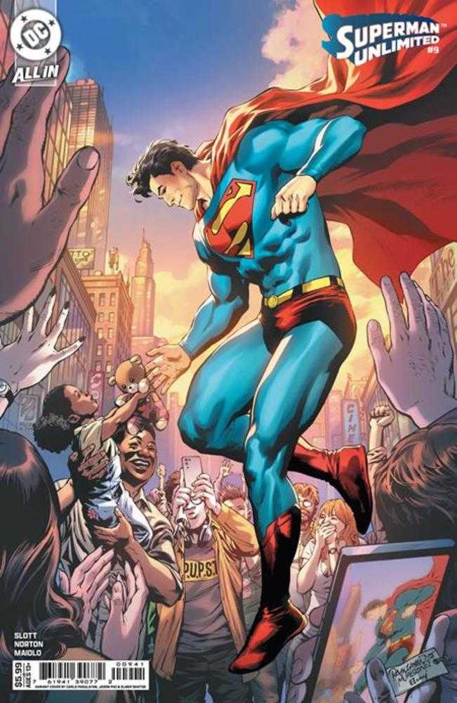 Superman Unlimited #9 Cover D Carlo Pagulayan & Jason Paz Card Stock Variant (NM)