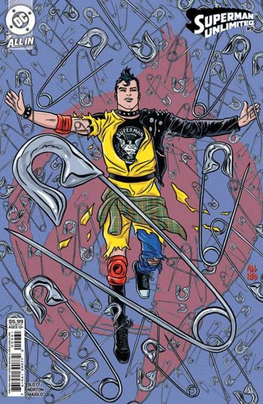 Superman Unlimited #9 Cover F Michael Allred Punk Rock Card Stock Variant (NM)