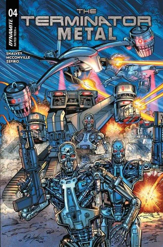 Terminator Metal #4 Cover B Bob Layton Variant (NM)