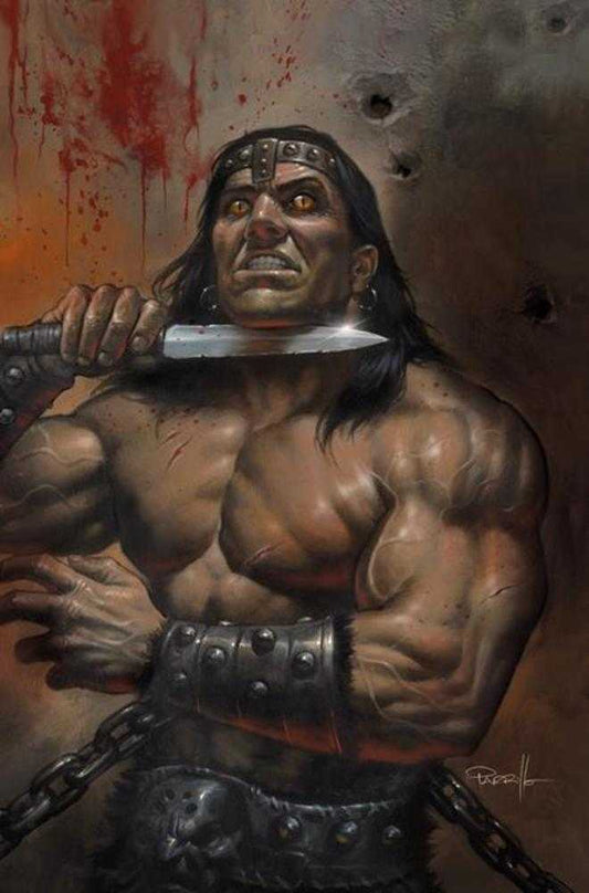 Conan The Barbarian Scourge Of The Serpent #4 (Of 4) Cover E Lucio Parrillo Full Art Variant (Mature) (NM)