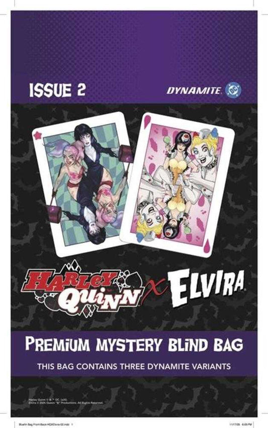 Harley Quinn X Elvira #2 Cover V Blind Bag Variant  Limited To 1981 Copies (NM)