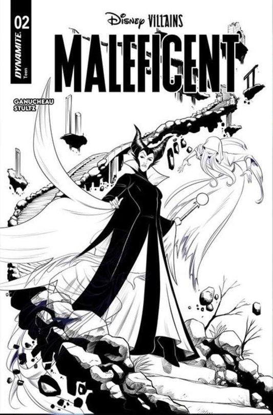 Disney Villains Maleficent #2 Cover I Inc 1:5 Robert Quinn Line Art Foc Bonus Variant (NM)