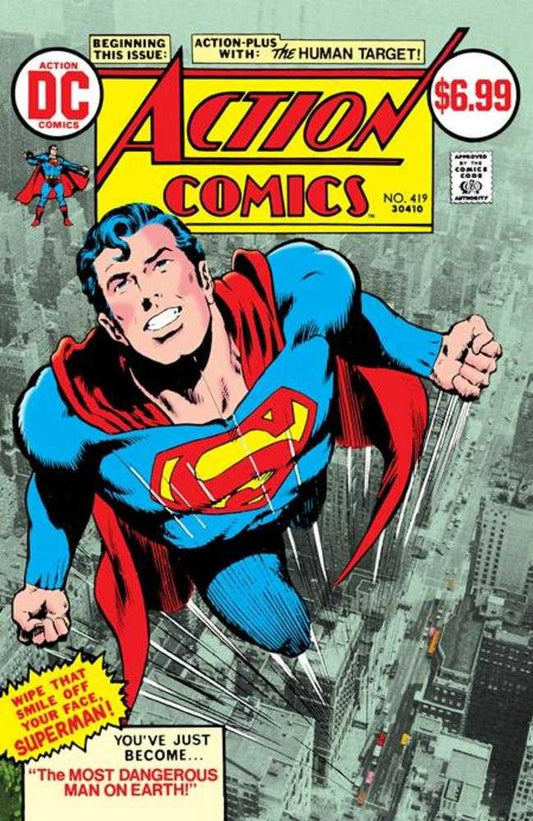 Action Comics #419 Facsimile Edition Cover B Neal Adams Foil Variant (NM)