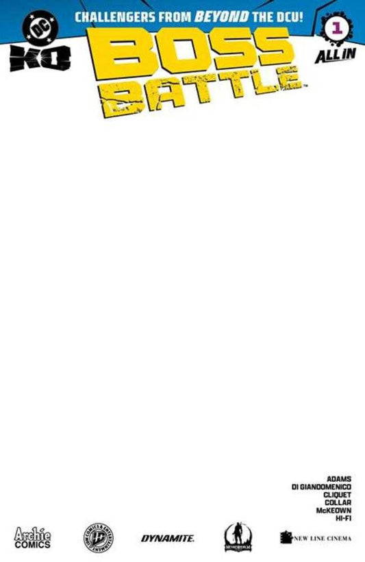DC K.O. Boss Battle #1 (One Shot) Cover H Blank Card Stock Variant (NM)