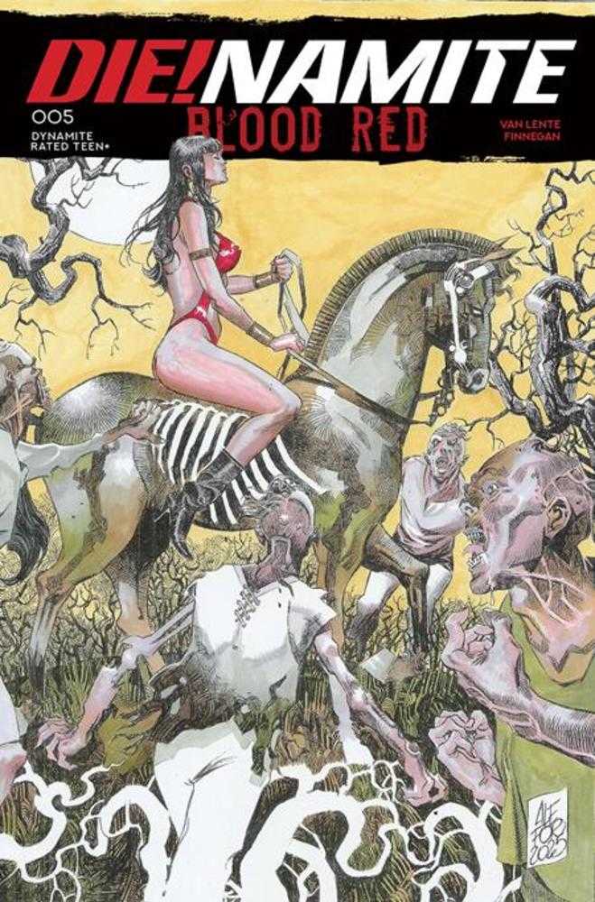 Dienamite Blood Red #5 Cover B Alessio Fortunato Variant (NM)