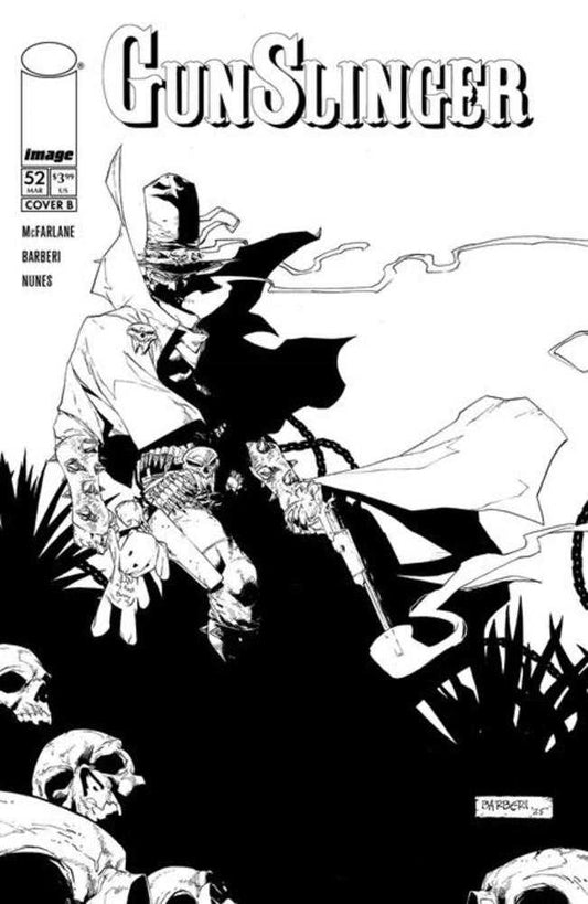 Gunslinger Spawn #52 Cover B Carlo Barberi Virgin Bw Variant (NM)