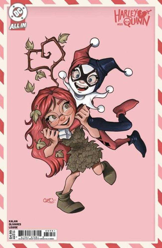 Harley Quinn #59 Cover E Chrissie Zullo Valentines Day Card Stock Variant (NM)