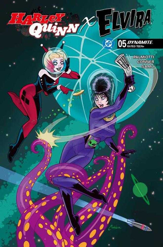 Harley Quinn X Elvira #5 Cover A Amanda Conner Tentacles (NM)