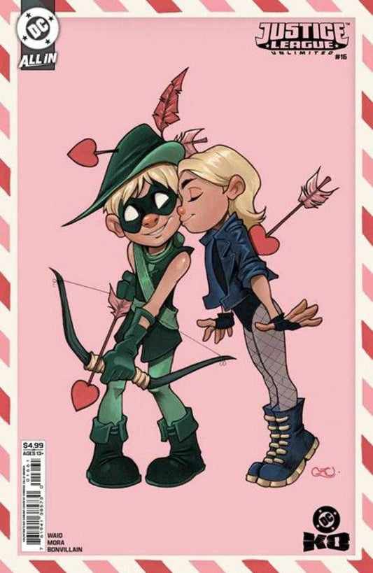 Justice League Unlimited #16 Cover F Chrissie Zullo Valentines Day Card Stock Variant (DC K.O.) (NM)