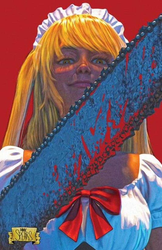 Maid Cafe #1 Cover C Mark Spears Holofoil Virgin Bagged With Trading Card Variant (Mature) (VF/NM)