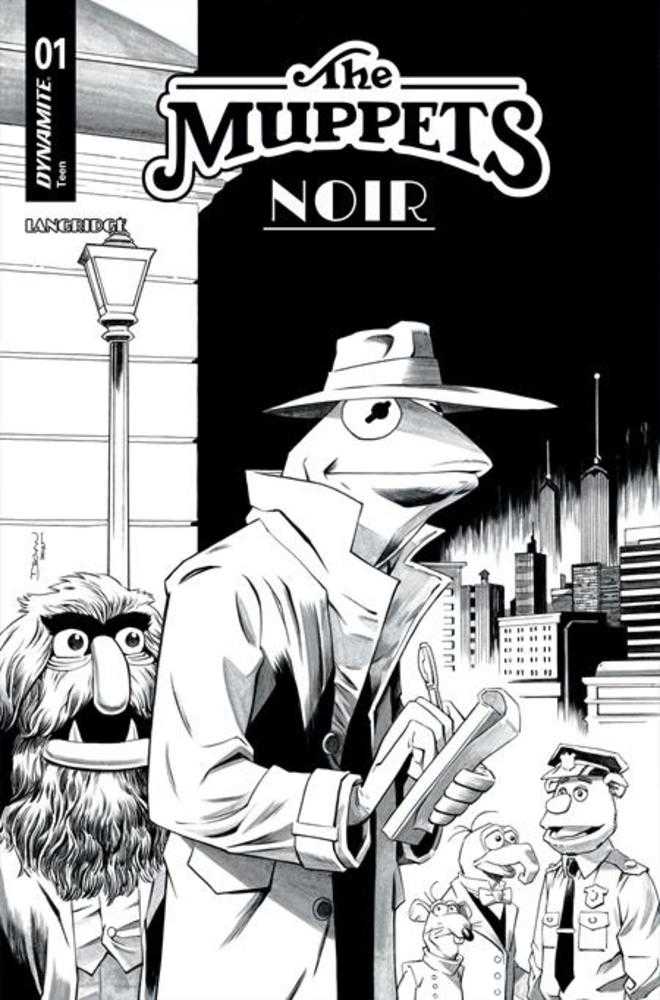 Muppets Noir #1 Cover F 1:10 Declan Shalvey Line Art Variant (NM)