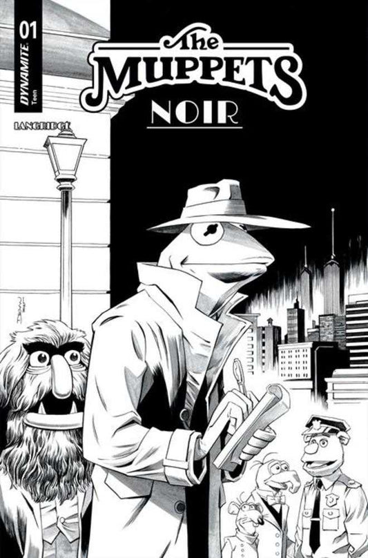 Muppets Noir #1 Cover F 1:10 Declan Shalvey Line Art Variant (NM)