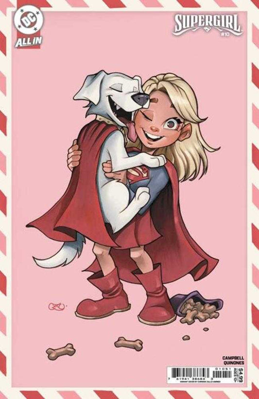 Supergirl #10 Cover E Chrissie Zullo Valentines Day Card Stock Variant (NM)