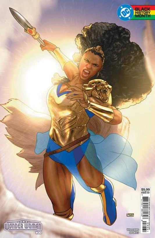 Wonder Woman #30 Cover F Taurin Clarke Black History Month Card Stock Variant (NM)