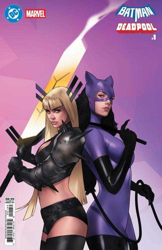 DC Marvel Batman Deadpool #1 (One Shot) 2nd Print Cover C Ben Oliver Card Stock Variant (NM)