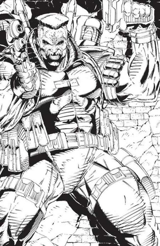 Youngblood #1 (2025) 3rd Print Cover C 1:10 Rob Liefeld B/W Full Art Variant (NM)