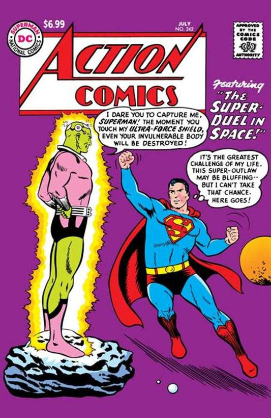 Action Comics #242 Facsimile Edition Cover C Curt Swan Foil Variant (NM)